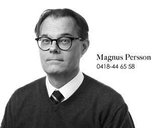 Magnus Persson, 0418 44 65 58